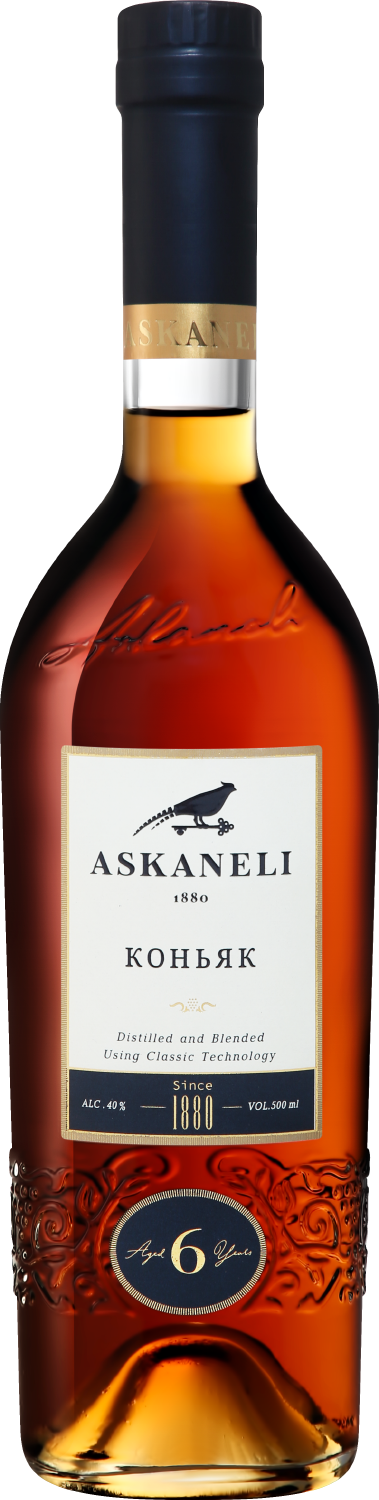 Коньяк Askaneli 6 y.o. 0.5 л (Асканели 6 лет), купить в магазине в Уфе ...