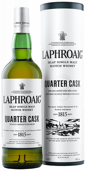 Laphroaig Quarter Cask Islay single malt scotch whisky (gift box), 0.7 л