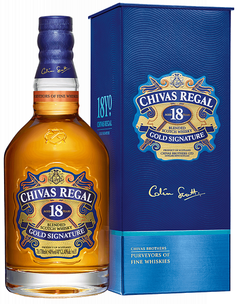 Chivas Regal 18 y.o. Blended Scotch Whisky , 0.5 л