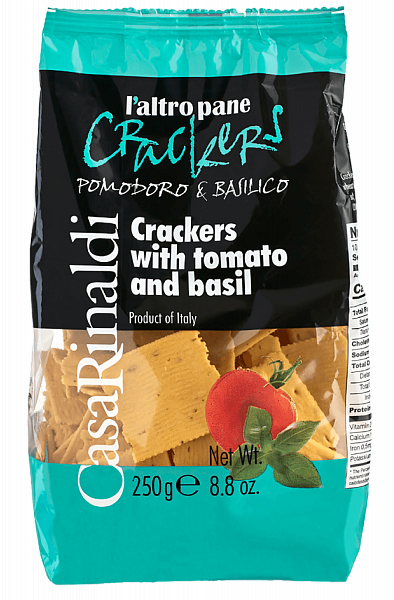Crackers with Tomato and Basil Casa Rinaldi