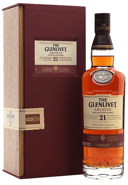 Glenlivet Archive 21 Year Old Single Malt Scotch Whisky, 0.7 л