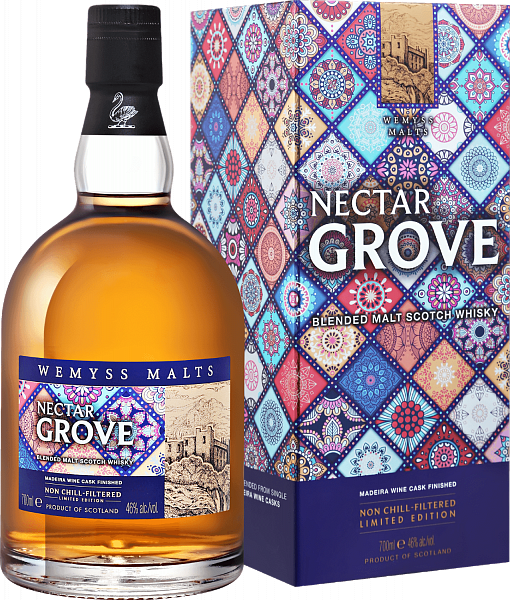 Wemyss Malts Nectar Grove Madeira Wine Cask Finished Blended Malt Scotch Whisky (gift box), 0.7 л