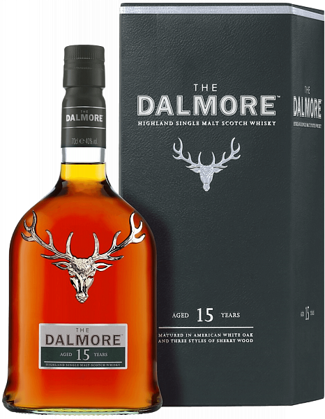 Dalmore Highland 15 Y.O. Single Malt Scotch Whisky (gift box), 0.7 л